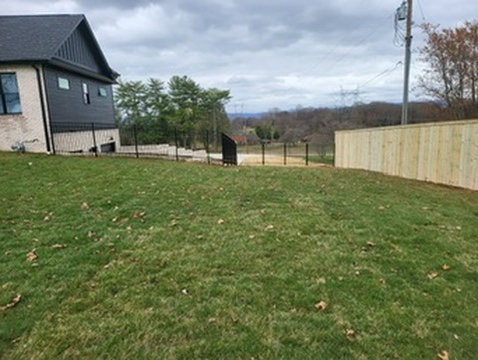 Aluminum perimeter fence installed by Titan Fencing TN in Knox County